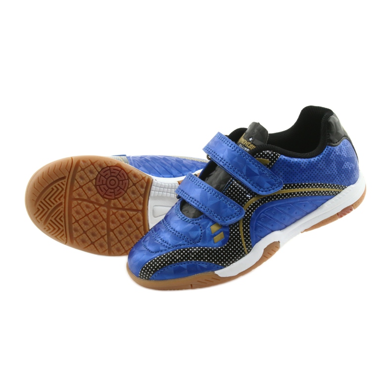 Sala de sport interioară American Club Royal negru albastru galben 5