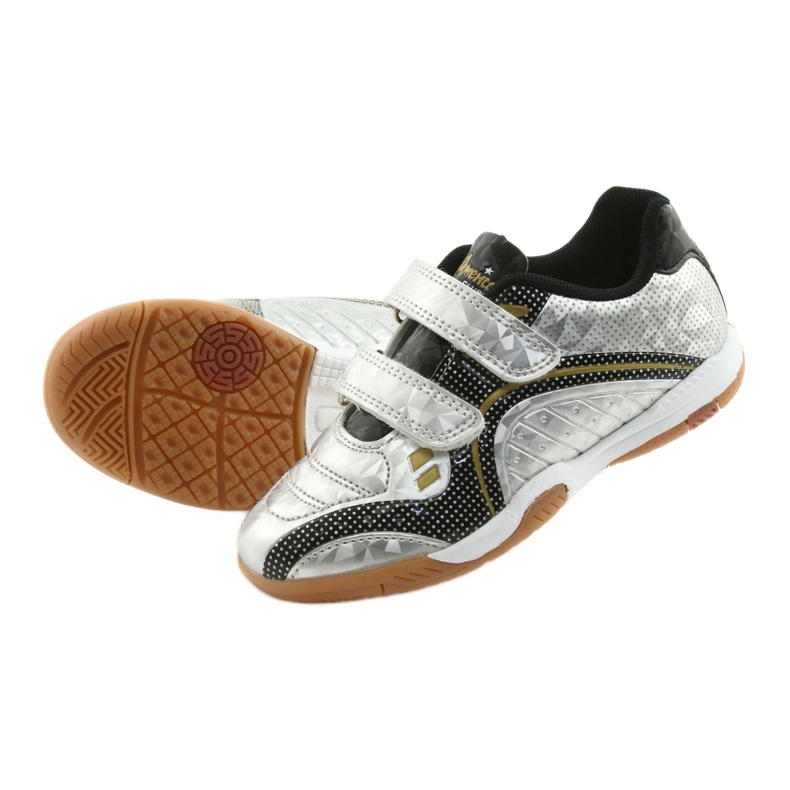 American Club Silver sporturi de interior negru gri 5