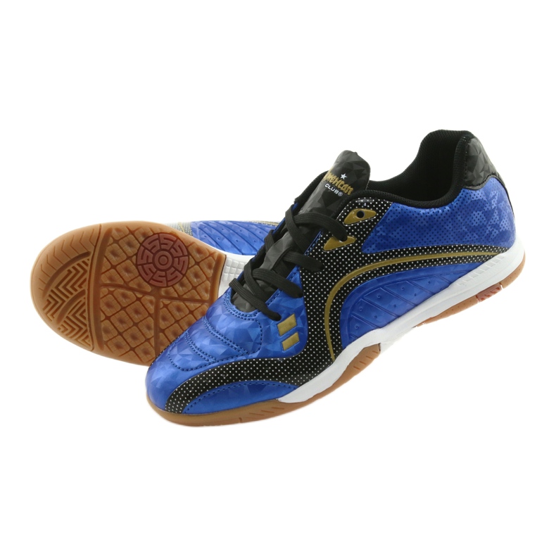 Pantofi sport de interior American Club OG13 Royal negru albastru galben 5 Pantofi sport de interior American Club OG13 Royal negru albastru galben 5