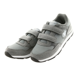 Insert din piele American Club Velcro BS01 alb gri 3 Insert din piele American Club Velcro BS01 alb gri 3