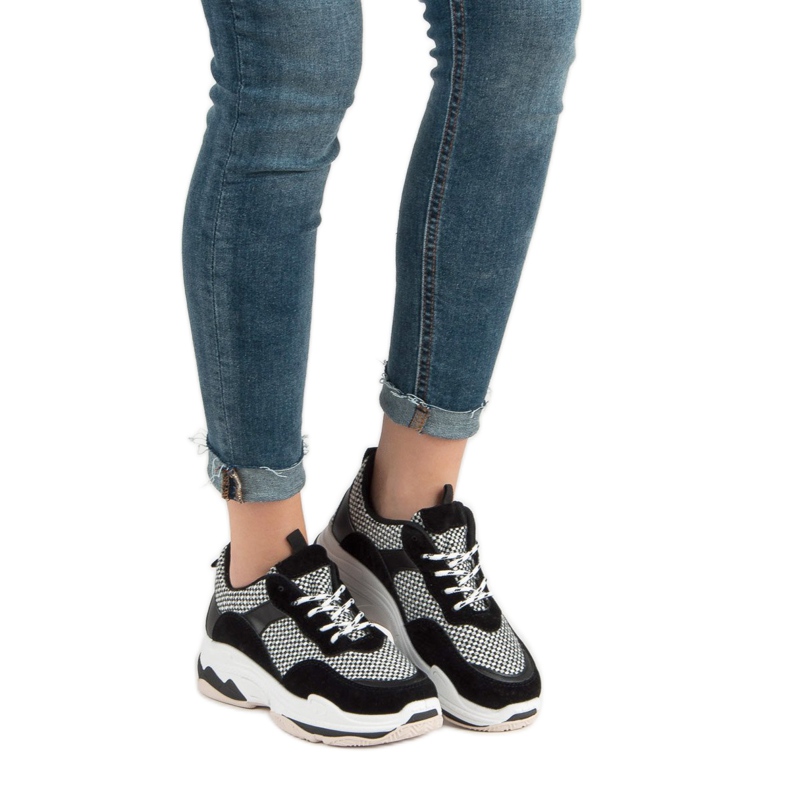 Kylie Adidași pe platformă negru 1