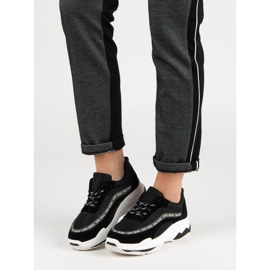 Pantofi sport negri VICES negru 1 Pantofi sport negri VICES negru 1