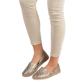 Kylie Espadrile cu pete bej multicolor 2