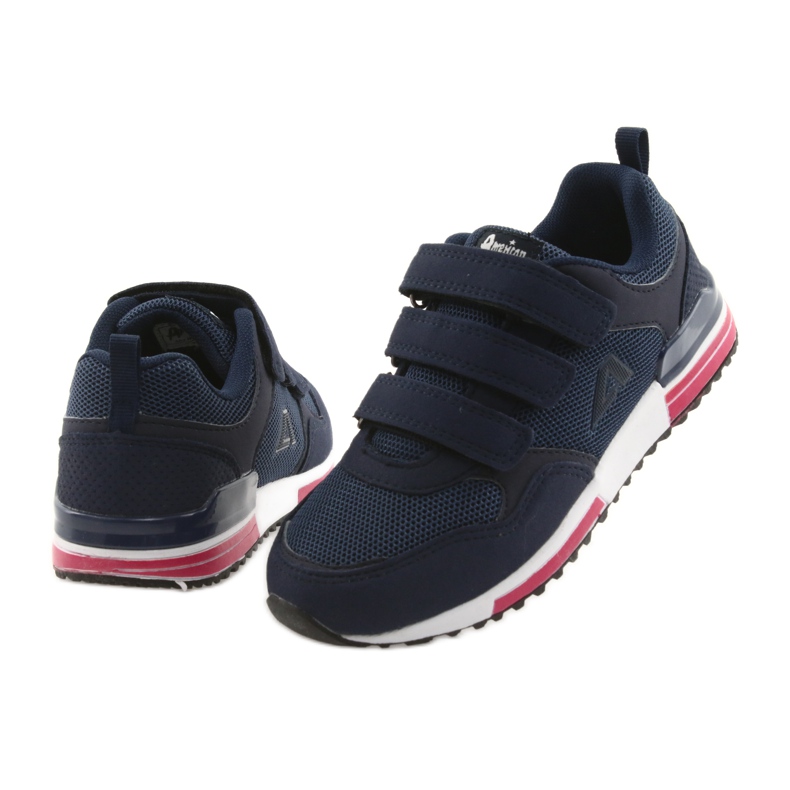 Branț de piele American Club 5, bleumarin albastru marin 4