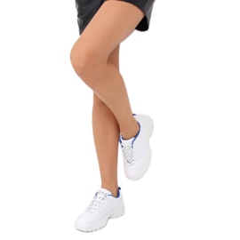 Pantofi sport alb și albastru 6256 Albastru 1