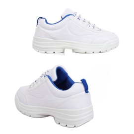 Pantofi sport alb și albastru 6256 Albastru 3
