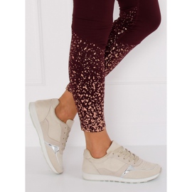 Pantofi sport bej LR88082 Bej II-GAT 1