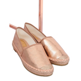 Espadrile metalice șampanie A645-ESP-1 Șampanie roz 2