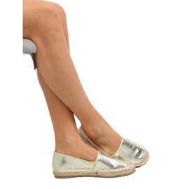 Espadrile din aur metalic A645-ESP-1 Aur de aur 1