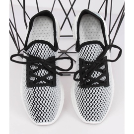 Pantofi sport negri PP-45 negri alb negru 1