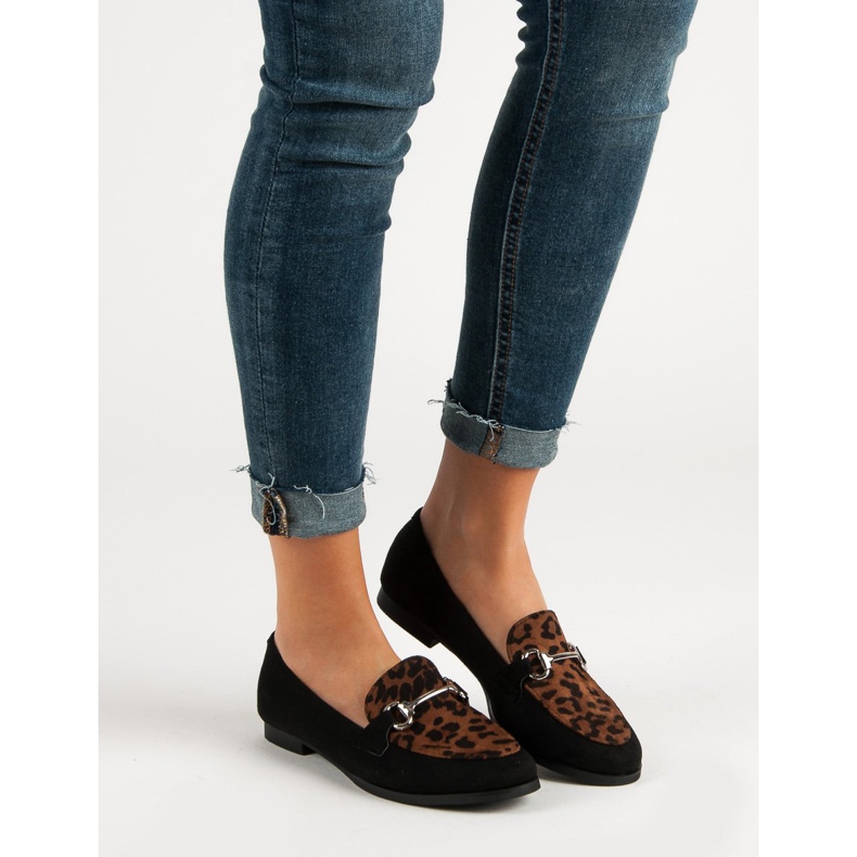 Mocasini VICES cu pete negru 2