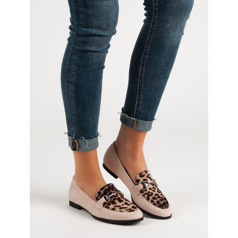 Mocasini VICES cu pete maro 2