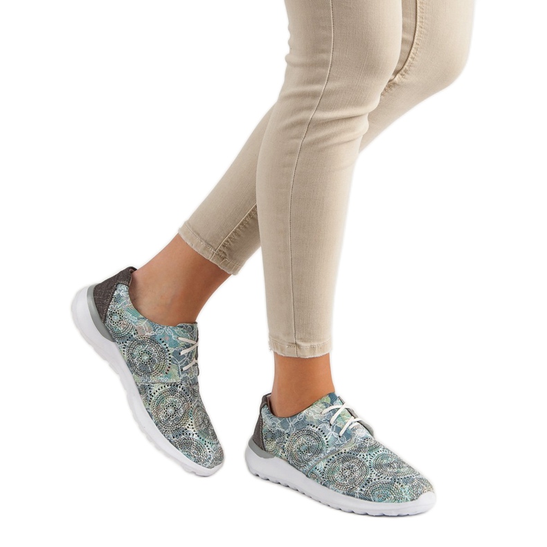 Filippo Pantofi sport din piele multicolor 1 Filippo Pantofi sport din piele multicolor 1