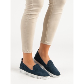 Filippo Lordii din piele marină albastru albastru marin 2