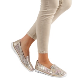 Filippo Lorzi din piele la modă galben 2