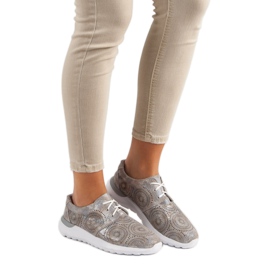 Filippo Pantofi sport din piele maro 2