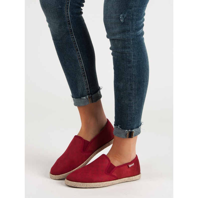 MCKEYLOR Slipons Burgundy roșu 1