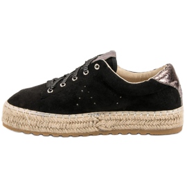 Seastar Espadrile legate negru 6