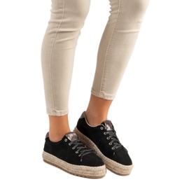 Seastar Espadrile legate negru 2