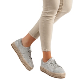 Seastar Espadrile legate gri 3