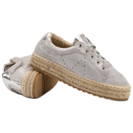 Seastar Espadrile legate gri 6
