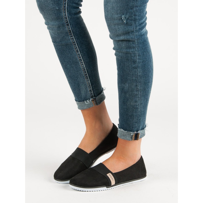 Slipons ușor VINCEZA negru 1 Slipons ușor VINCEZA negru 1