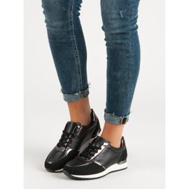 Pantofi sport negri negru 2 Pantofi sport negri negru 2