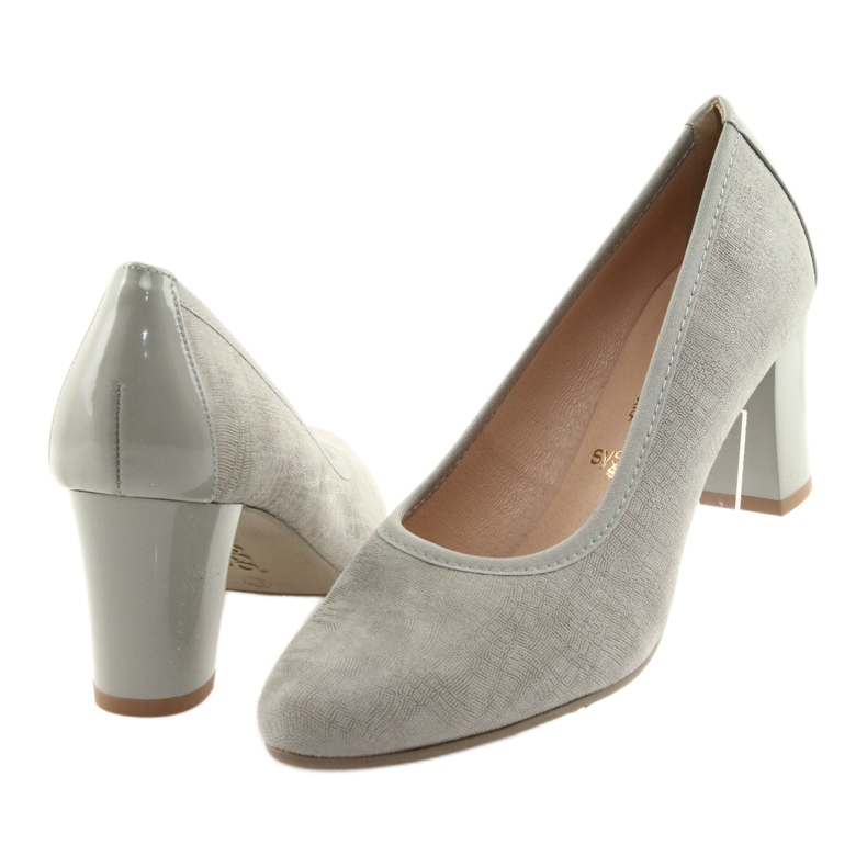 Arka Arca Pumps Femei din piele Talpă flexibilă 5137 gri 4 Arka Arca Pumps Femei din piele Talpă flexibilă 5137 gri 4