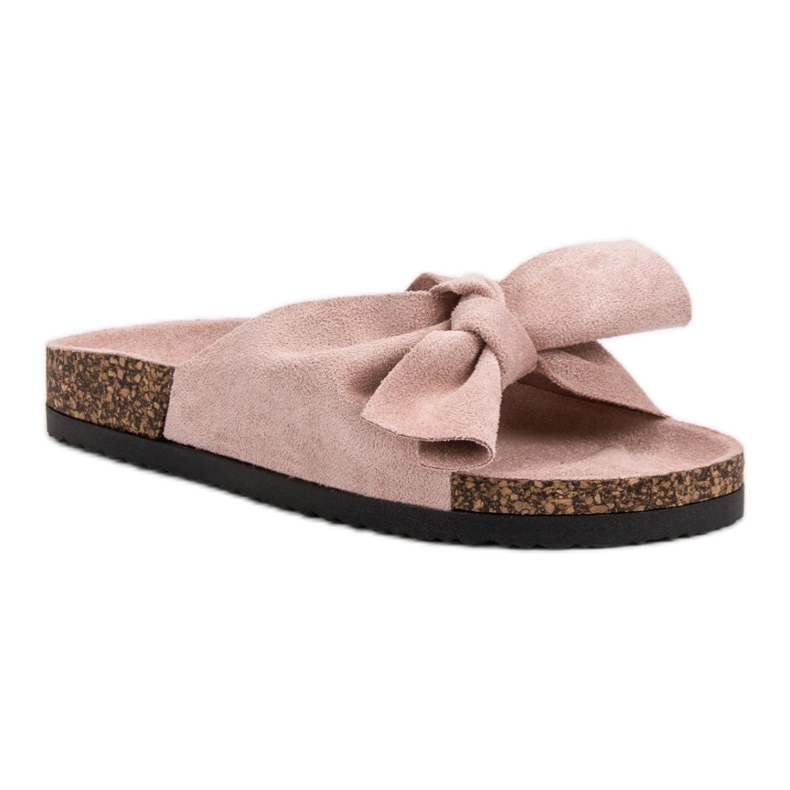 Papuci VINCEZA cu arc roz 1 Papuci VINCEZA cu arc roz 1