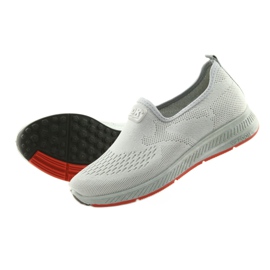Pantofi sport gri Slip Slip DK SA089 roșu 5