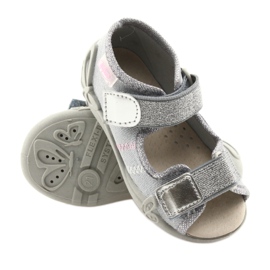 Pantofi pentru copii Befado 342P002 argintii gri 3
