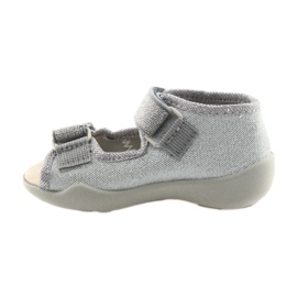 Pantofi pentru copii Befado 342P002 argintii gri 2