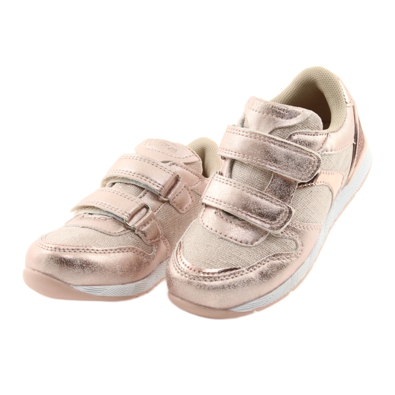 Różowe Sneakers American Club ES25 aur roz galben 3