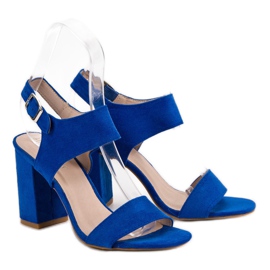 Sandale albastre VINCEZA albastru 5