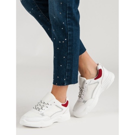 Încălțăminte sport confortabilă alb 2