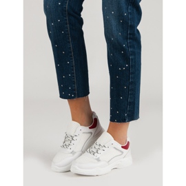 Încălțăminte sport confortabilă alb 1