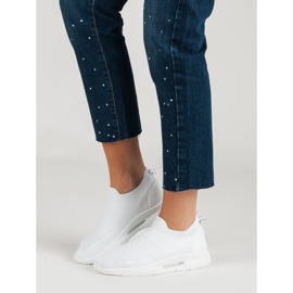 Încălțăminte de sport textilă alb 2 Încălțăminte de sport textilă alb 2