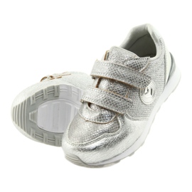 Pantofi sport American Club ES26 argintii gri 10