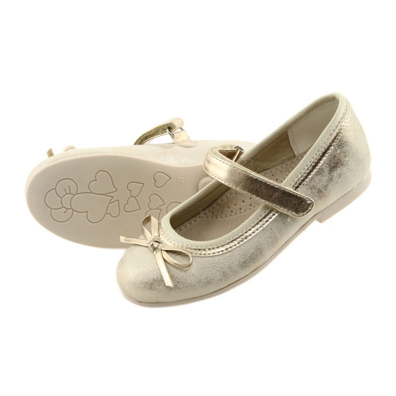 Pompe pentru balerini cu arc American Club GC18 maro galben 4