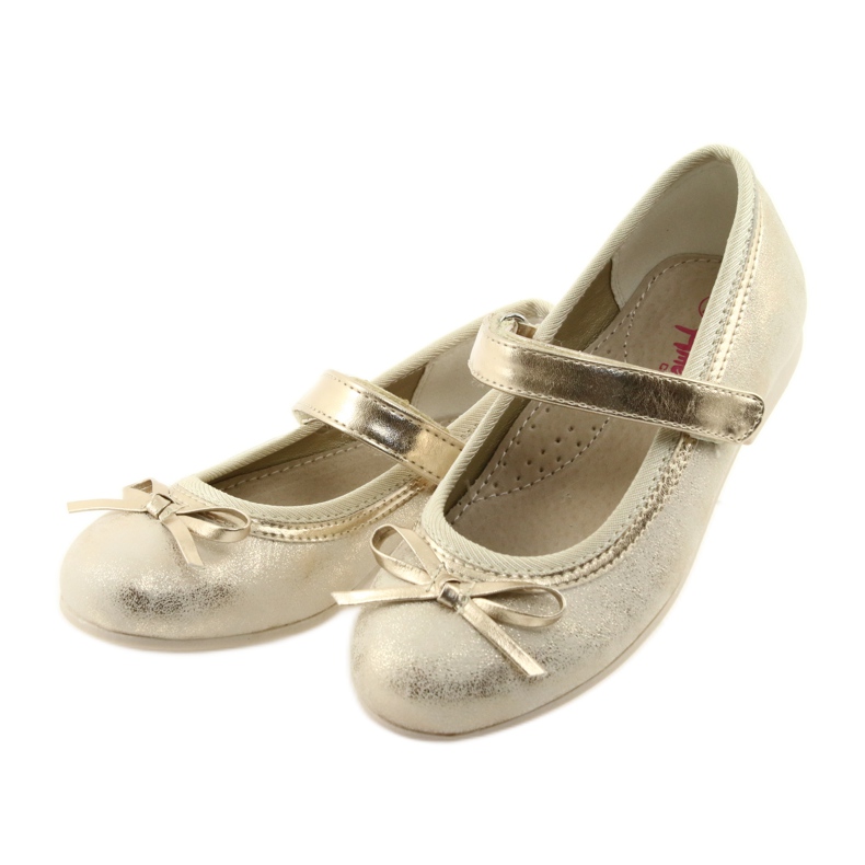 Pompe pentru balerini cu arc American Club GC18 maro galben 3