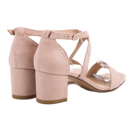 Seastar Sandale din piele de căprioară pe o bară maro 2