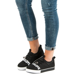 Bestelle Încălțăminte sport Slip-On Love negru 1