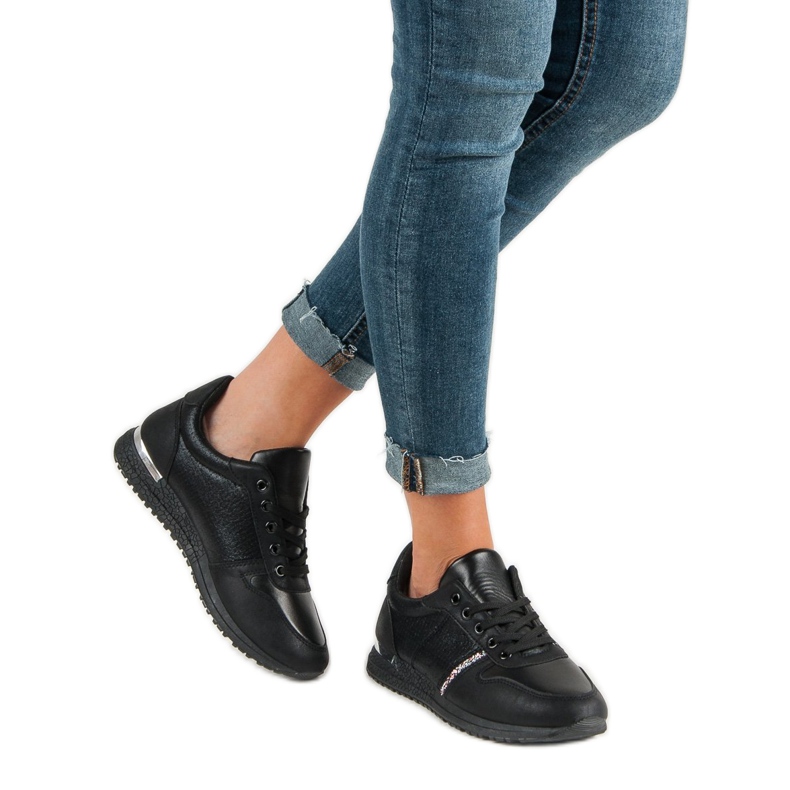 Jumex Pantofi sport negri negru 2