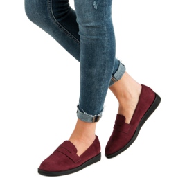 Best Shoes Mocasini casual Burgundy roșu 2