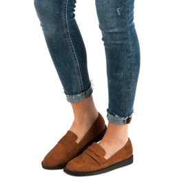 Best Shoes Mocasini Casual Camel maro 1