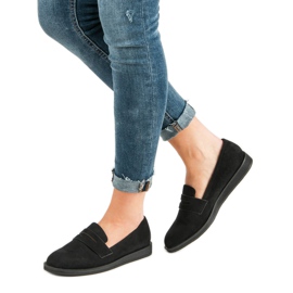Best Shoes Mocasini casual negri negru 2