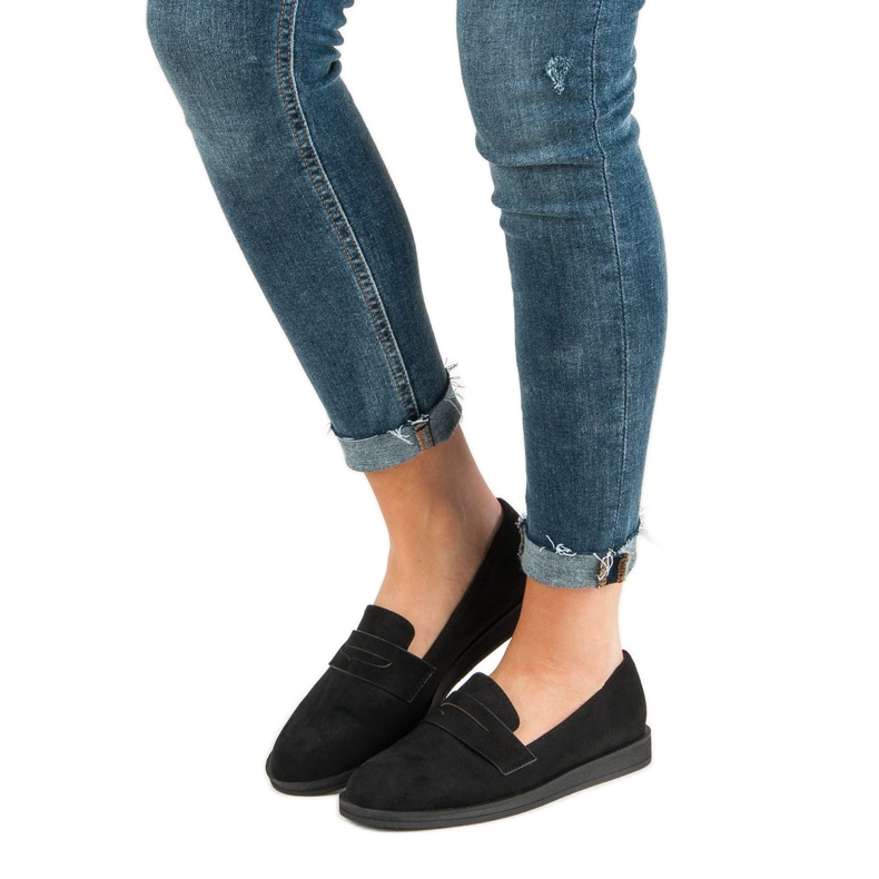 Best Shoes Mocasini casual negri negru 1