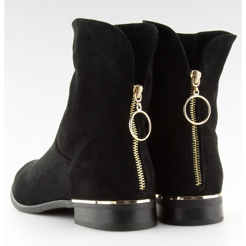 Cizme negre pentru femei J905 Black II-GAT negru 2