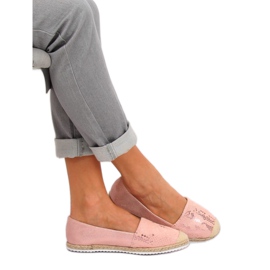 Espadrile roz piele de șarpe 68-64 Roz 1 Espadrile roz piele de șarpe 68-64 Roz 1