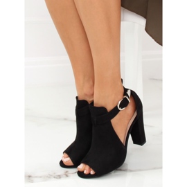 Pompe cu un deget deschis negru 368-2 Negru 1